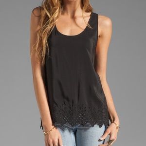 Joie Silk Eyelet Tank - M